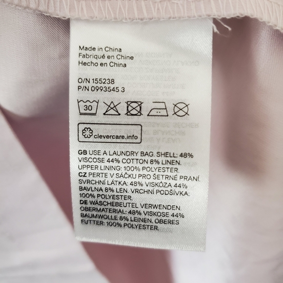 Brock Collection × H&M Ruffle Flounced Dress Linen Blend Size Medium Blogger Fav - Picture 12 of 14